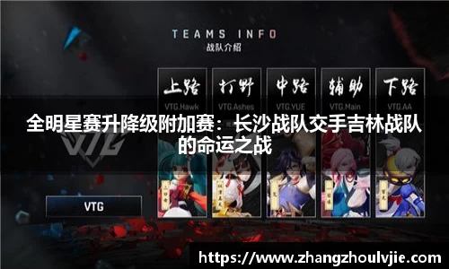 全明星赛升降级附加赛：长沙战队交手吉林战队的命运之战